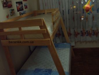 деревянная двухъярусная кровать Альба