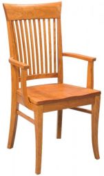 стул деревянный с подлокотниками Адели