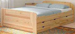 деревянная кровать с ящиками Финик